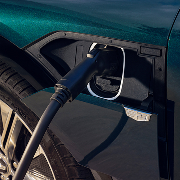 Close-up of a Charing Cord in the 2025 Cadillac LYRIQ Charger's Port