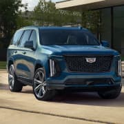 2025 Cadillac Escalade front view at an angel 