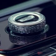 Close-Up of the 2025 Cadillac Escalade Interior Shifter Dial 
