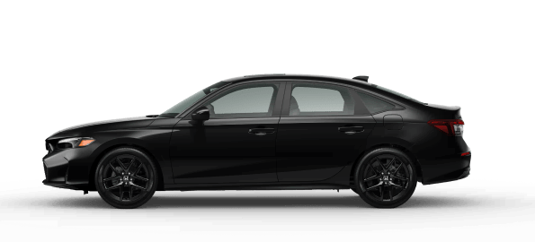 Black Honda Civic Sedan EX