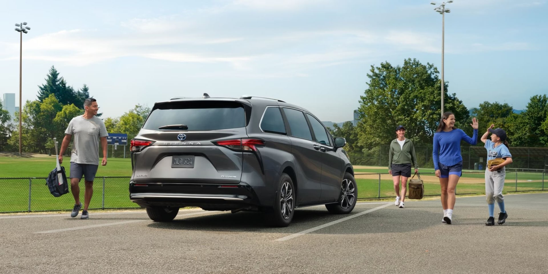 2025 Toyota Sienna parked at a park